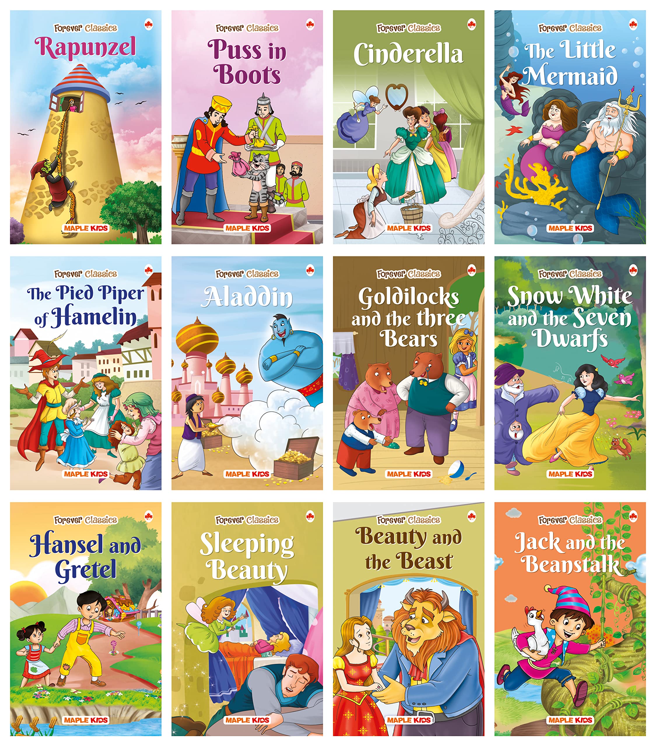 Best of Fairy Tales (Illustrated) (Set of 12 Books)