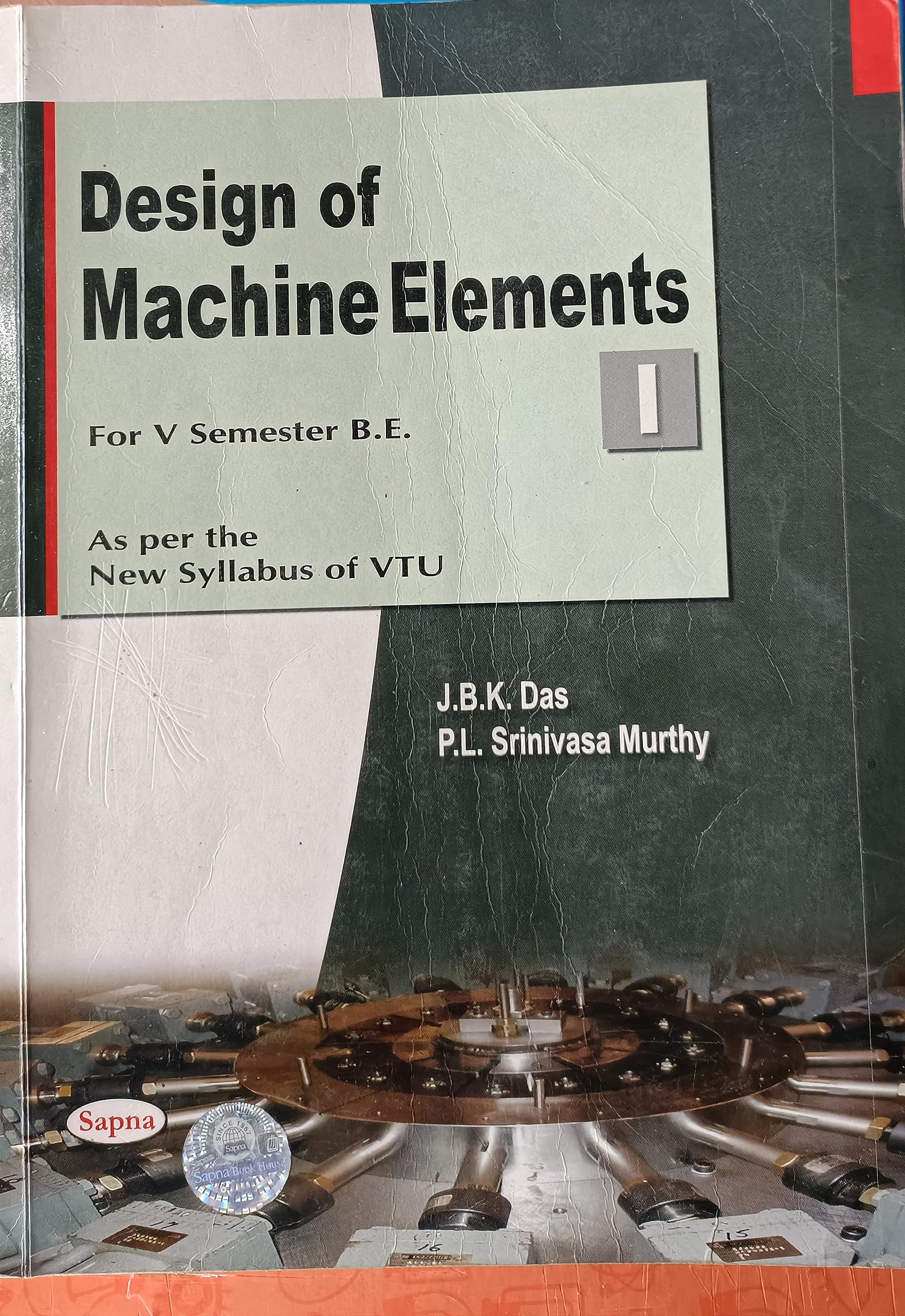 Design Of Machine Elements: For V Semester B.E. Me/Ip/Au/Im/Ma As Per The New Syllabus Of Vtu 1