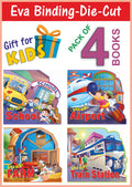 Gift For Kids 2 Years Boy | Pack Of 4 Eva BindingDieCut