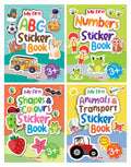 My First Sticker Books  Alphabet, Numbers, Shapes and Colours, Animals and Transport (Set of 4 Books)  Activity Books with 400