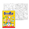 Doodle Colouring for Kids  Yellow Edition : Artistic Fun Colouring book for preschoolers, educational colouring book for kids,