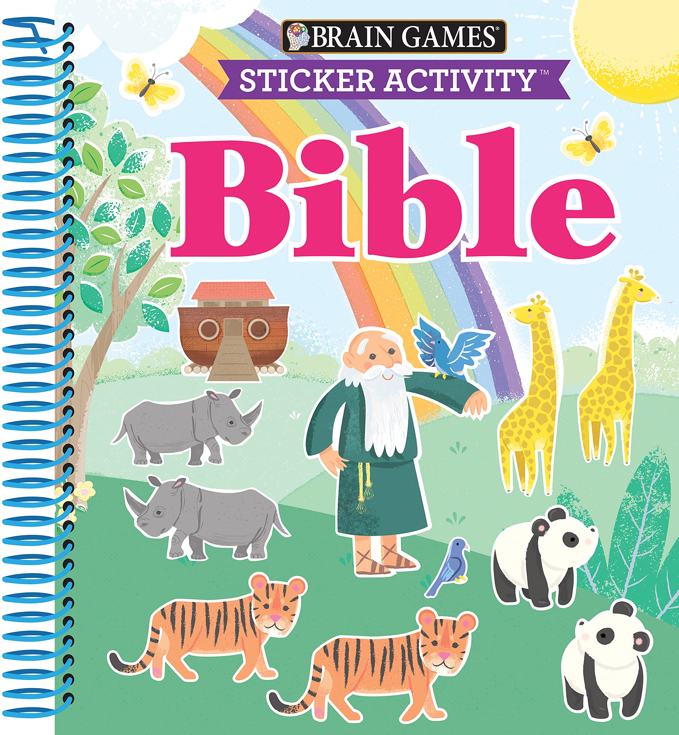 Brain Games  Sticker Activity: Bible (For Kids Ages 36)