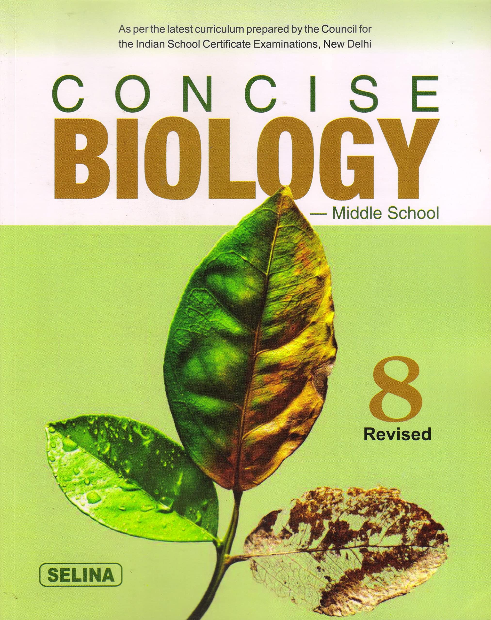 Concise Middle School Biology for Class 8  Examination 202223
