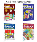 Cityscape, Flower, Motivation  Mandala Adult Colouring Book and more : peaceful art collection for adults, stressrelief colou