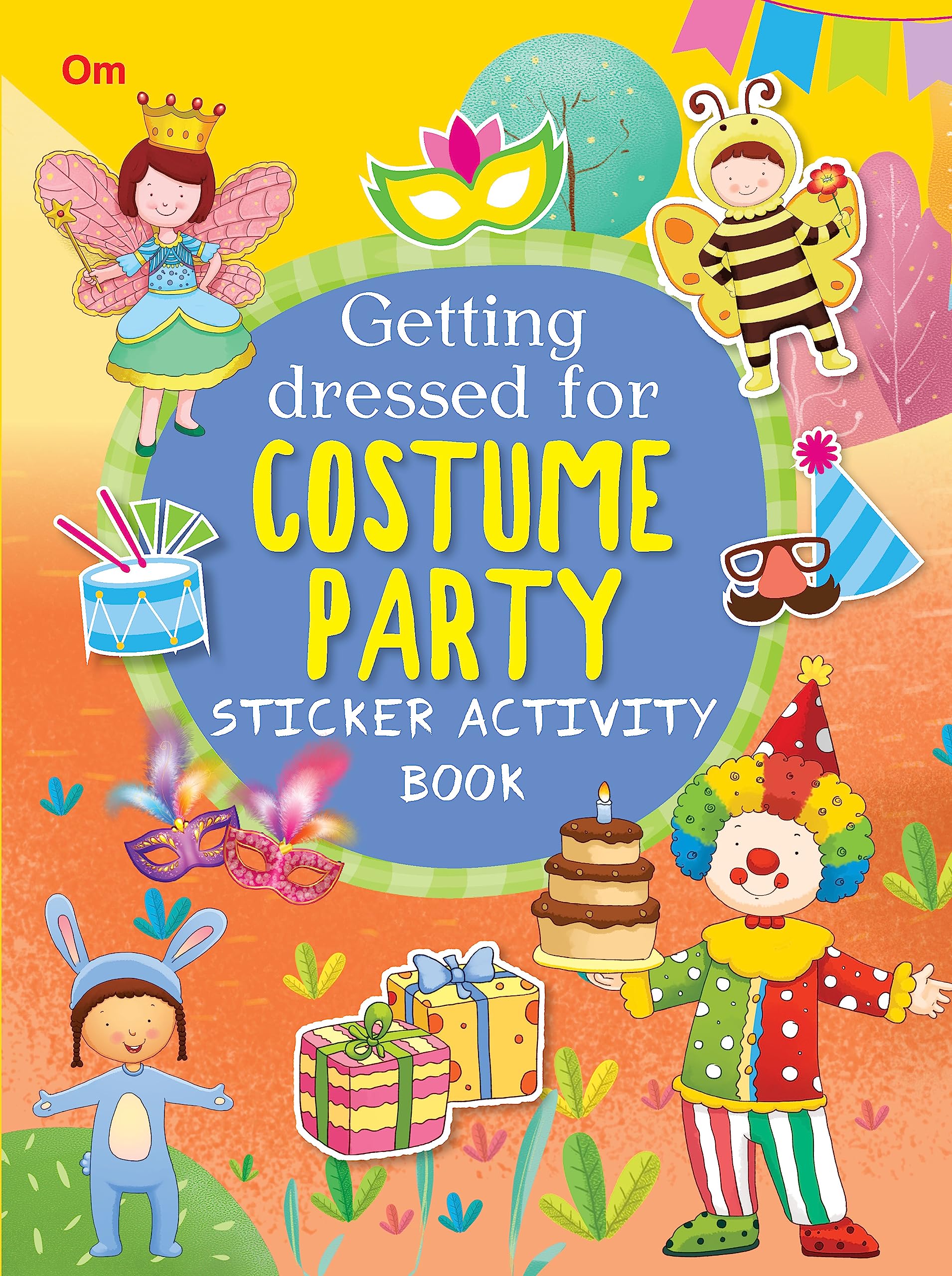 Activity book: Getting Dressed for Costume Party: Sticker Activity Book  Fun Activities for Kids