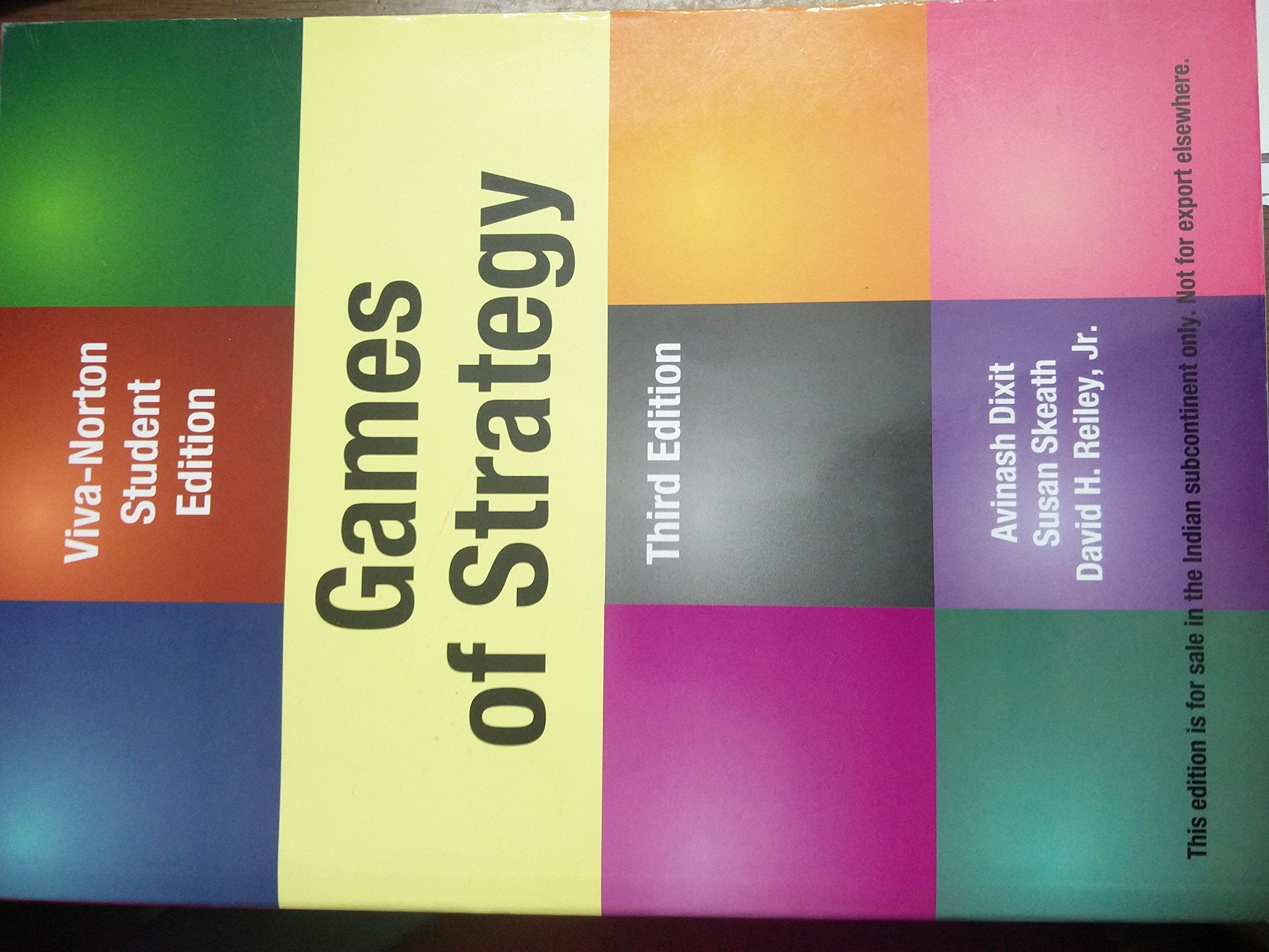 GAMES OF STRATEGY