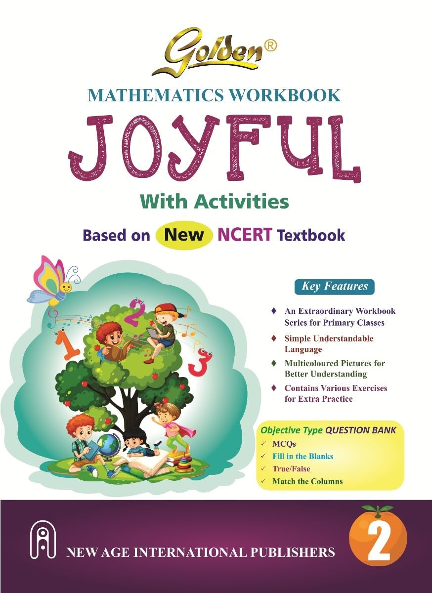 Golden Mathematics Workbook Class 2 : Based On New Ncert Textbook Joyful Mathematics