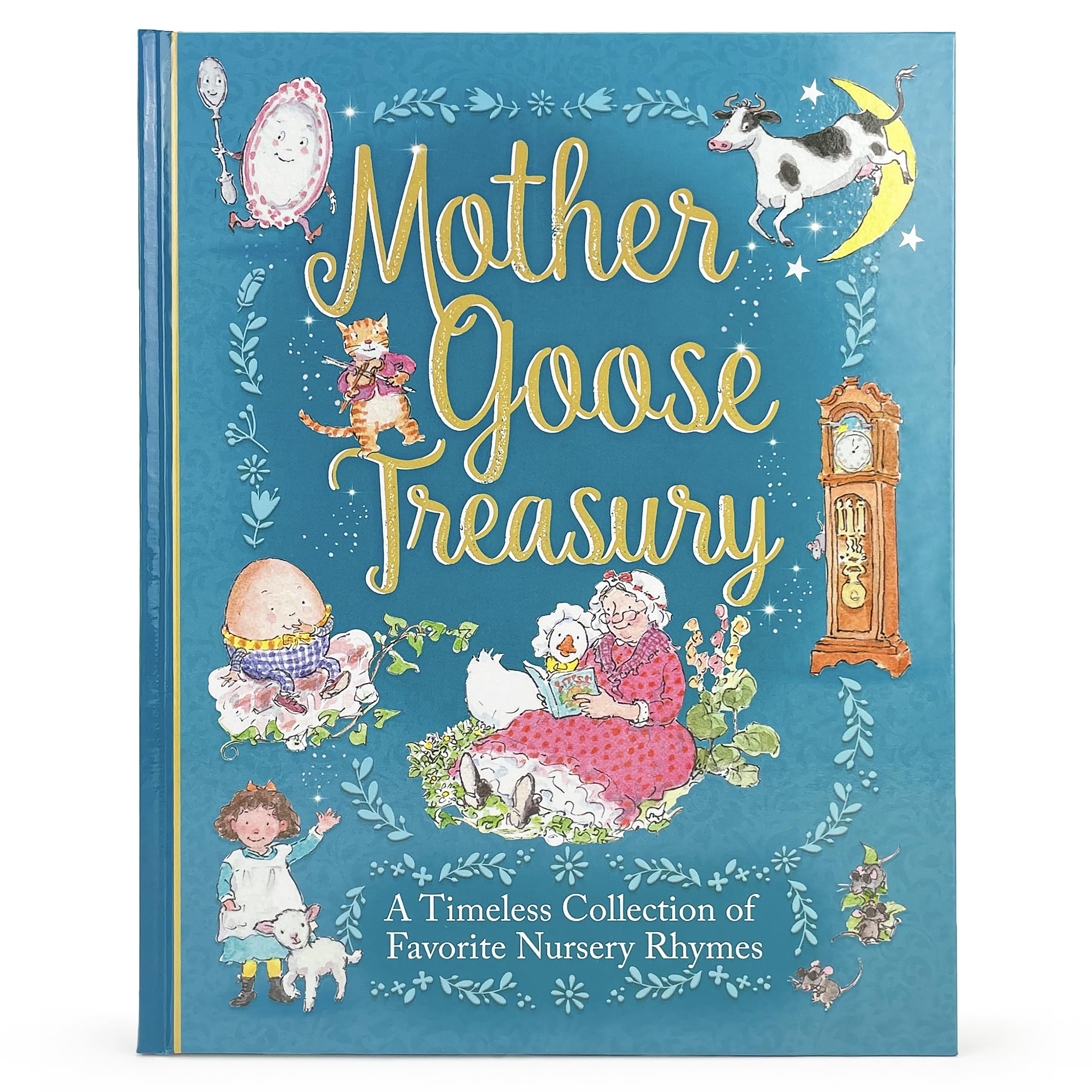 Mother Goose Treasury: A Beautiful Collection of Favorite Nursery Rhymes for Children (Hardcover Storybook Treasury)