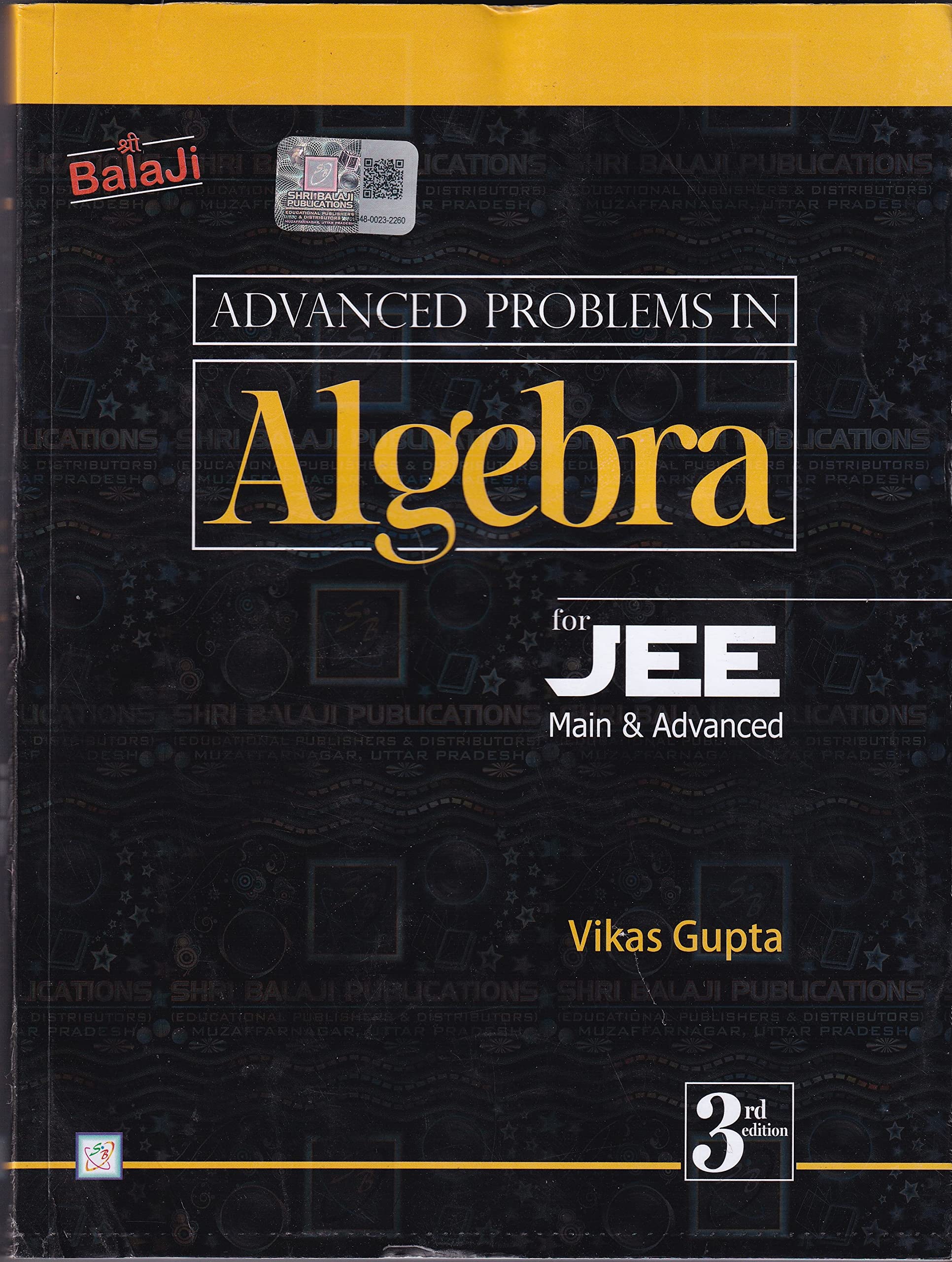 Advanced Problems In Algebra For Jee Main & Advanced For Examination 20232024