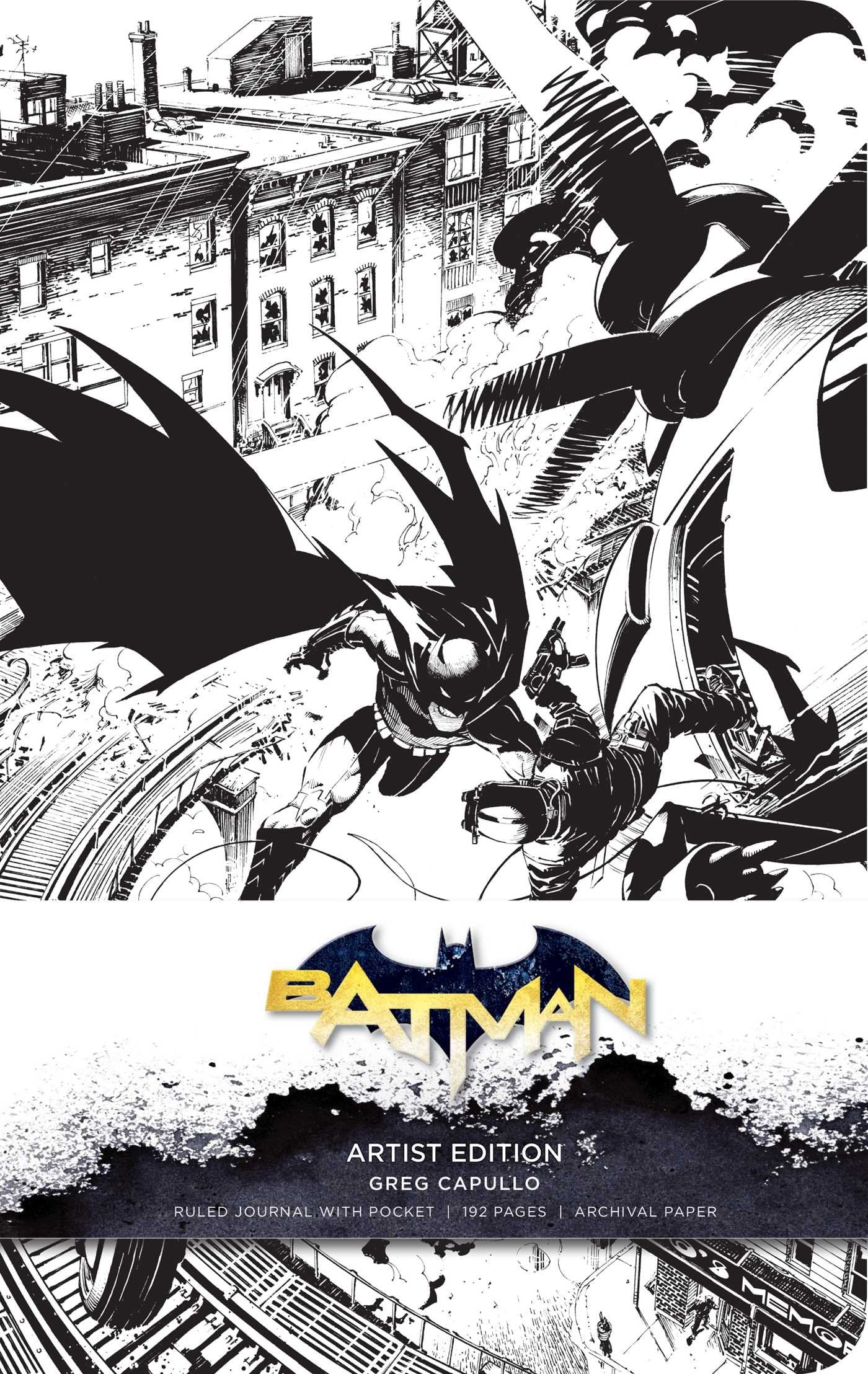 Dc Comics: Batman Hardcover Ruled Journal: Artist Edition