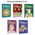Cityscape, Fantasy, Fashion  Mandala Adult Colouring Book and more : relaxing mandala set for adults, creative colouring book,