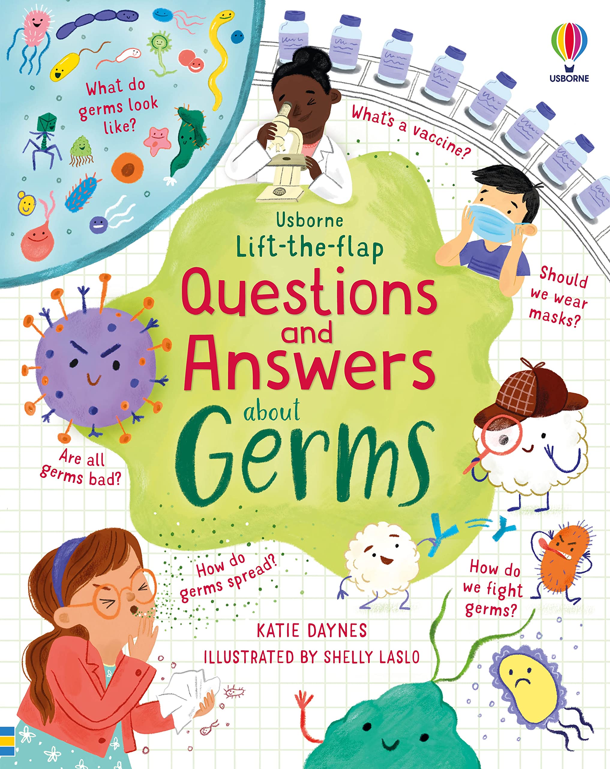Usborne    Lifttheflap Questions and Answers about Germs  
