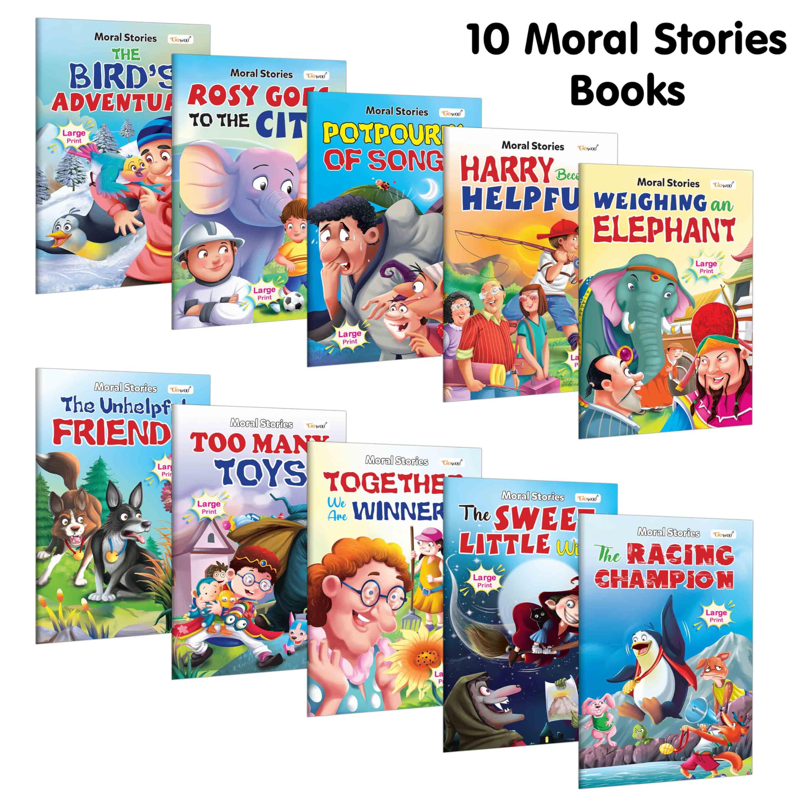 Early Learning Picture Book Collections Pack 2 : My First Library for Children | Kids Learning Story Book, Collection of 10 Stor