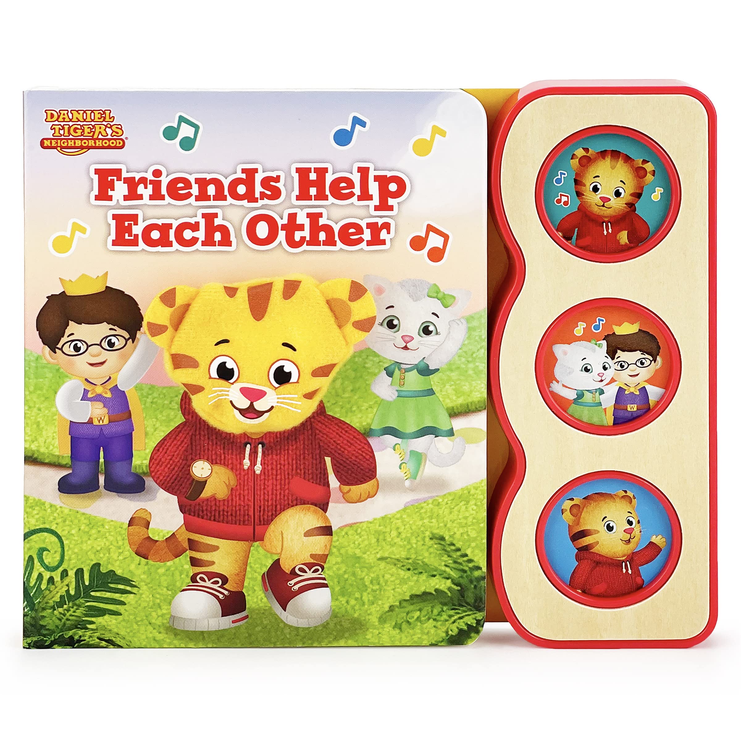 Daniel Tigers Neighborhood Friends Help Each Other Finger Puppet Sound Book for Babies and Toddlers