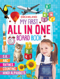My First AllInOne Board Book For Kids Ages 25  Alphabets, Rhymes, Counting, Hindi Alphabets & General Knowledge | Early Lear