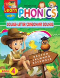 Learn With Phonics Activity Book  4 | DoubleLetter Consonant Sounds | Early Reading Workbook For Kids Age 410 With Fun Activi