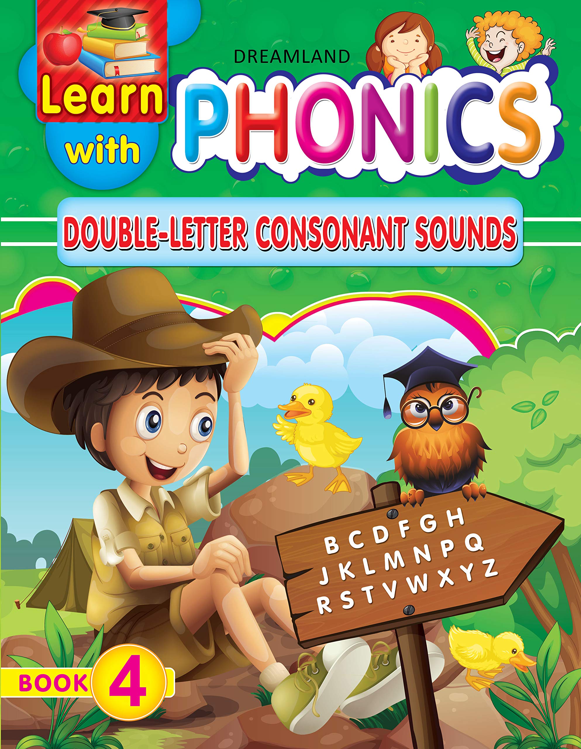 Learn With Phonics Activity Book  4 | DoubleLetter Consonant Sounds | Early Reading Workbook For Kids Age 410 With Fun Activi