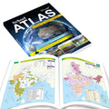 School Atlas (English Medium)  Latest Edition | FullColor Maps with Political, Physical, and Thematic Coverage | Ideal for Geo