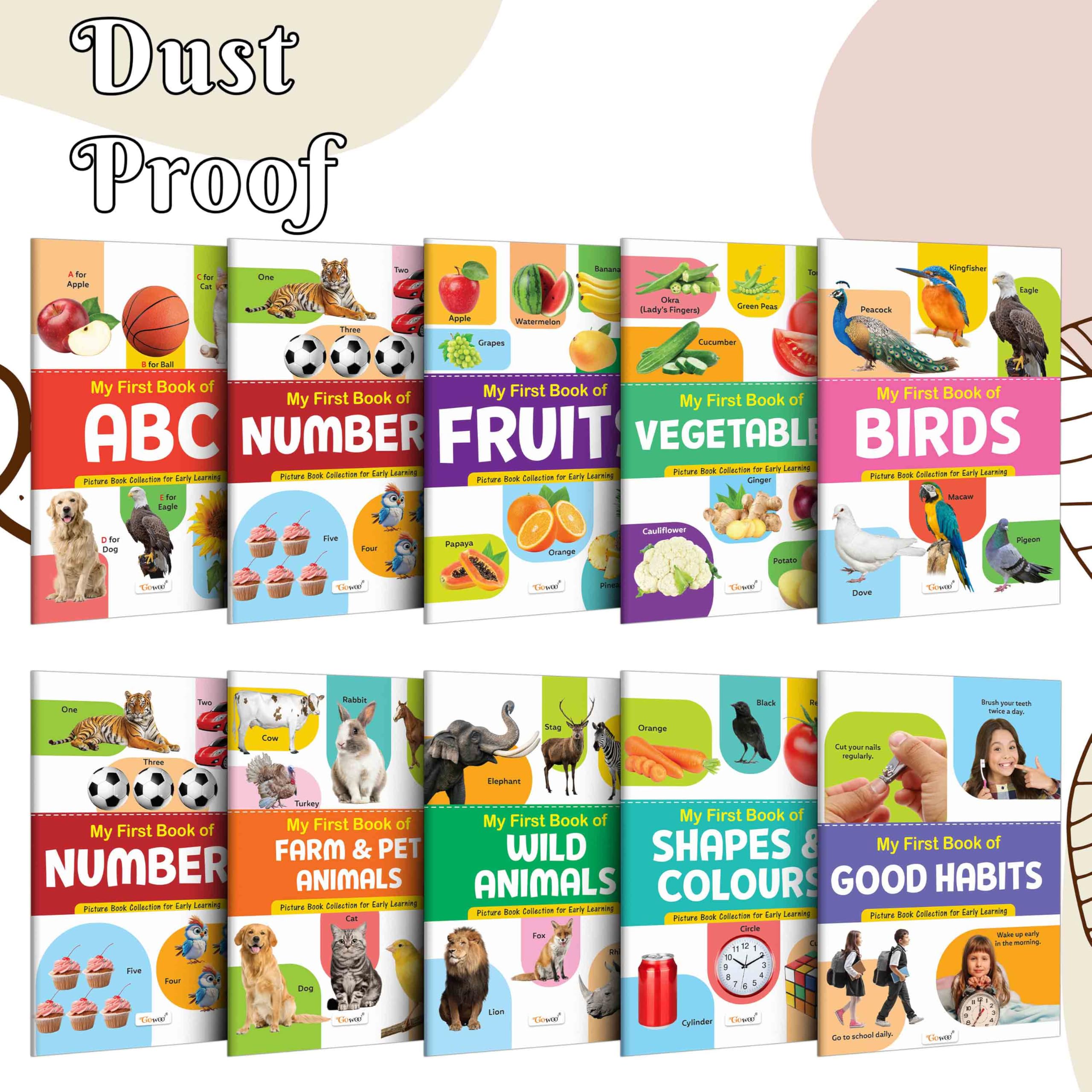 My First Picture Book Collection For Early Learning : Kids first little library, book for kids, Early learning books, Picture bo