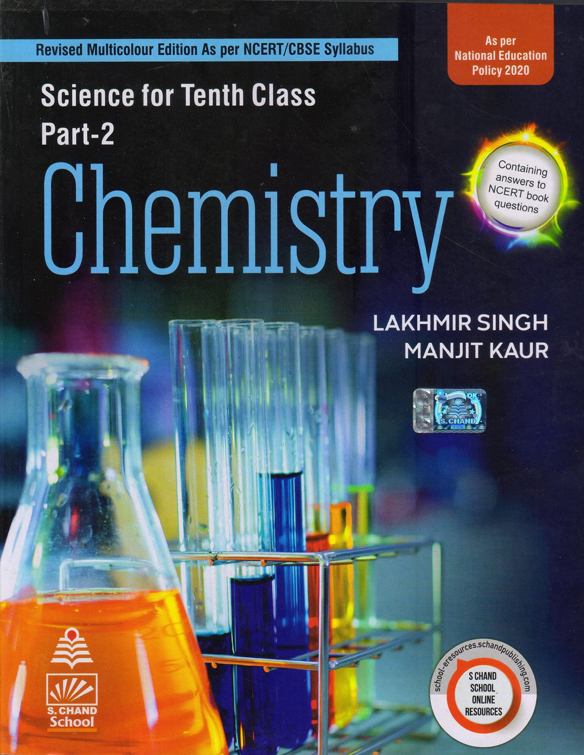 Science for 10th Class Part  2 Chemistry (202223 Examination)