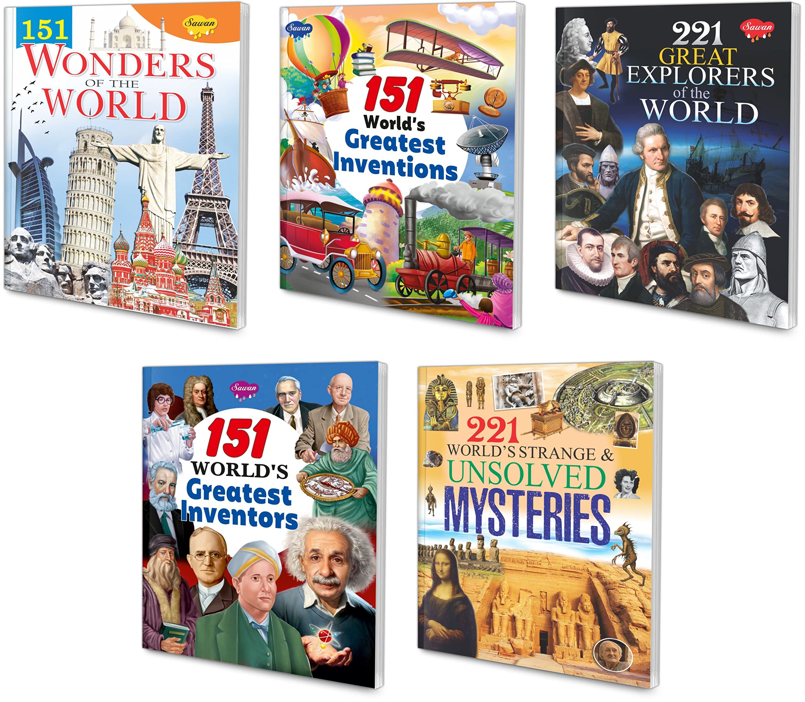 All In One Combo Of World Greatest Things To Know | Pack Of 5 Books