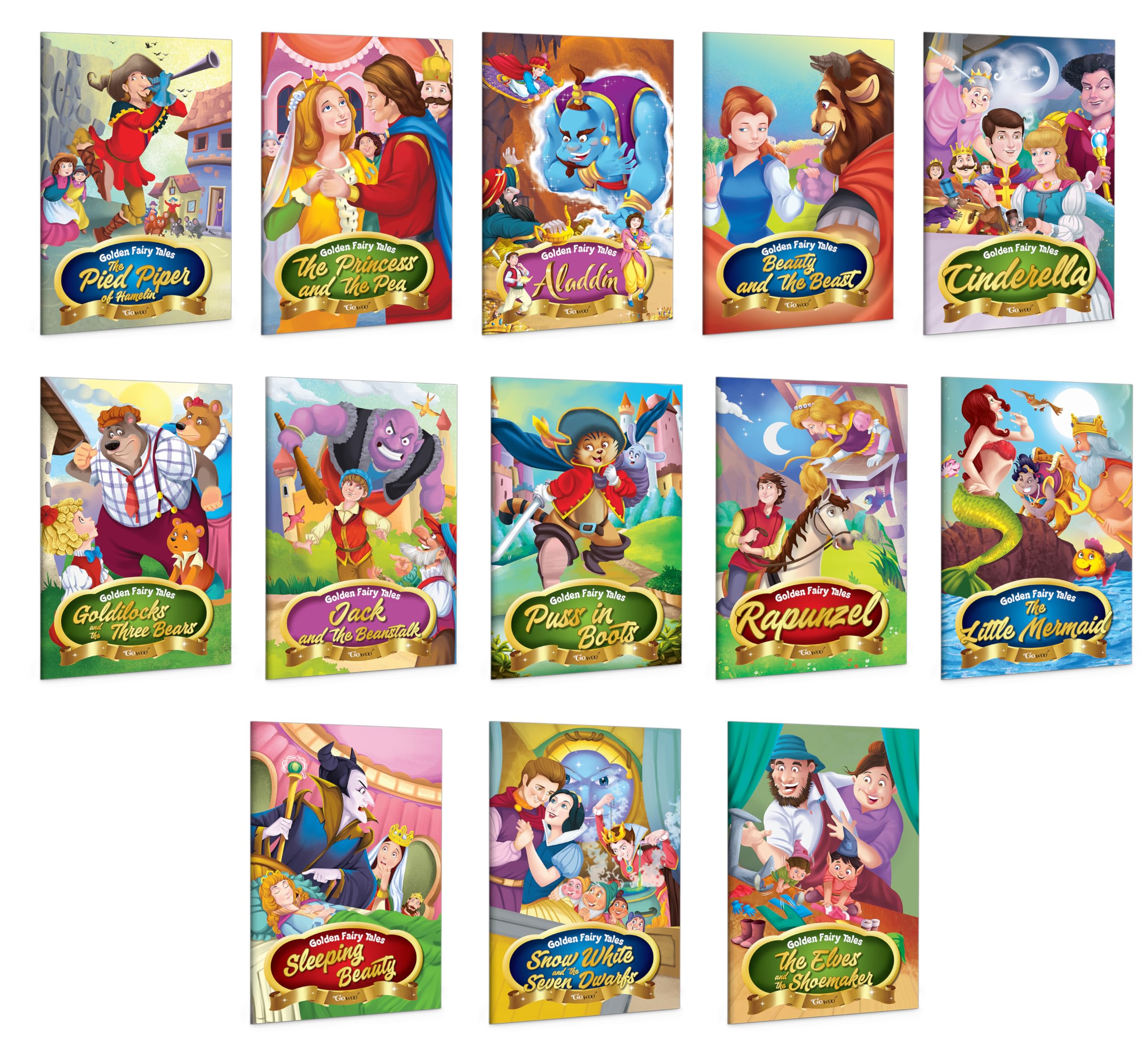 The Complete Collection of Classic Fairy Tales for Young Minds : Aladdin, Beauty and the Beast, Snow White and the Seven Dwarfs 