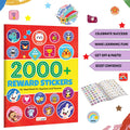 2000+ Reward Stickers : Fun Sticker Book for Teachers and Parents to Encourage Kids, Kids Reward Stickers Book With Over 2000 St