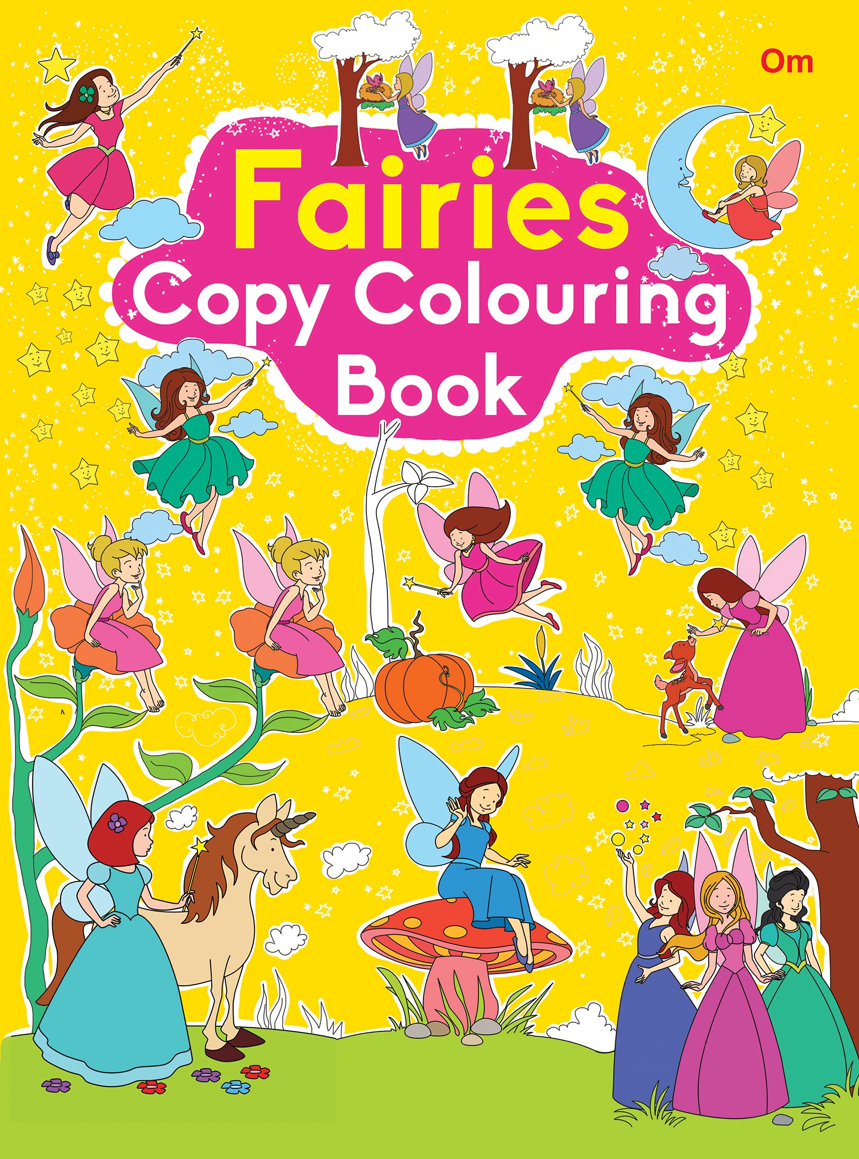 Colouring book : Copy Colouring Book Fairies (Colouring book for kids)