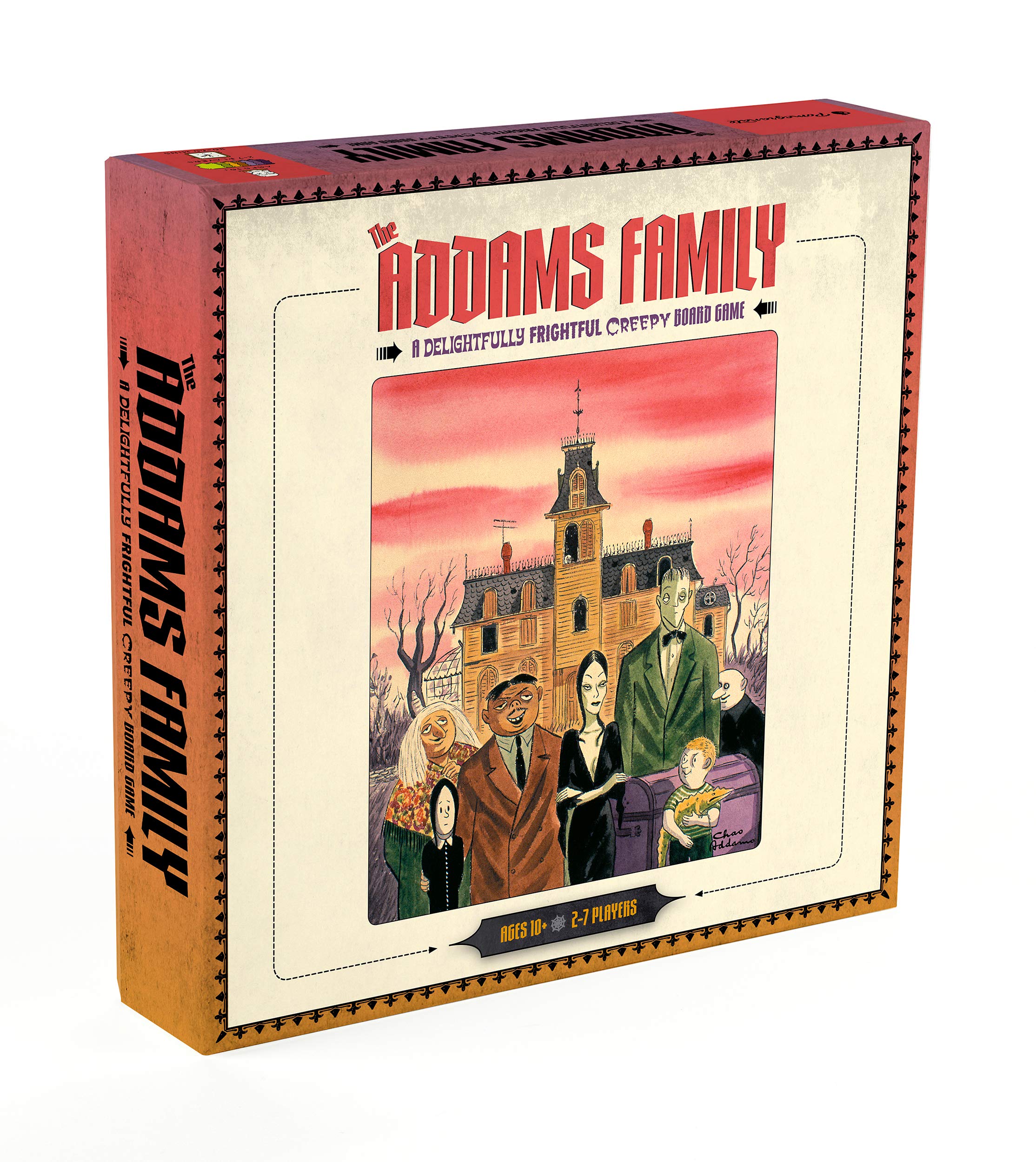 Pomegranate Addams Family: A Delightfully Frightful Creepy Board Game,13+ years
