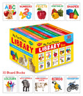 My First Learning Library: Boxset Of 10 Board Books For ChildrenS By Sawan (English, Hardcover) [Hardcover] Sawan