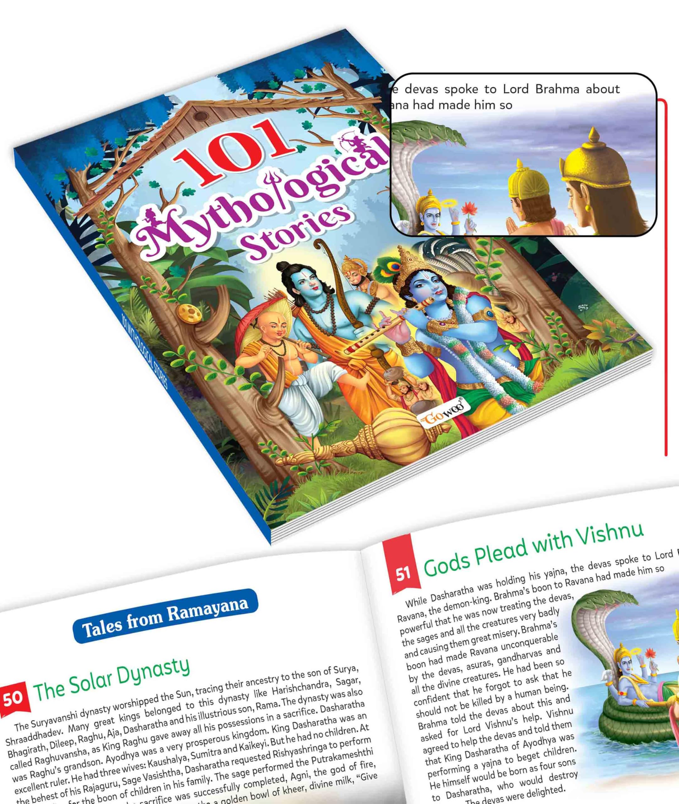 Inspiring Tales from Mythology : 101 Mythological Stories for Kids : Kids educational stories, Early learning Bedtime stories f