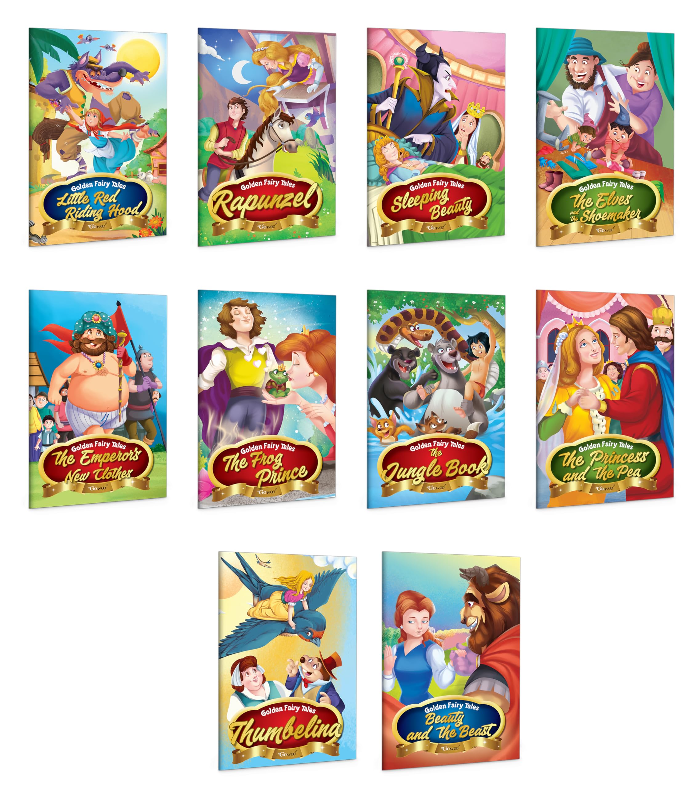 Golden Fairy Tales : A Magical Collection of Timeless Stories for Children  Fairy Tales for Toddlers, Bedtime Story books, Educ