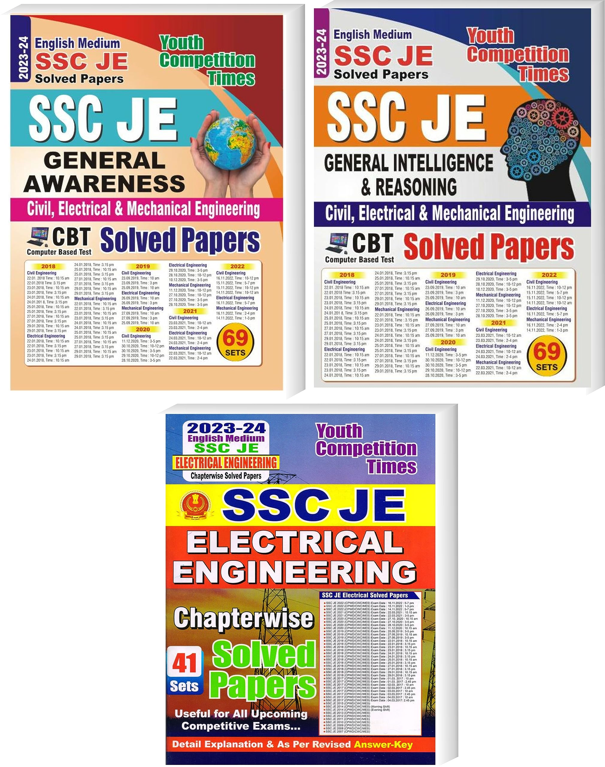 Youth Competition Times SSC JE (General Intelligence & Reasoning + General Awareness + Electrical Engineering) | Chapterwise Sol