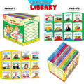 Toddlers learning library box set (Green and Yellow Edition) : Learning board book for kids, My First Picture Library Box, Libra