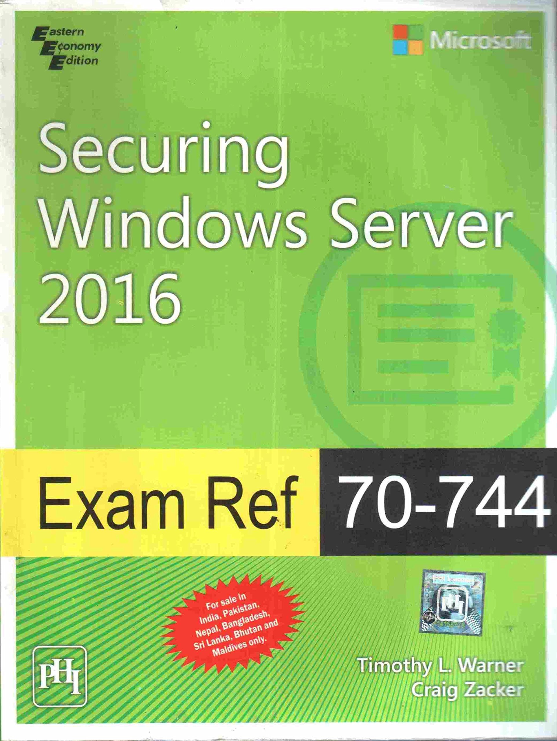 Exam Ref 70744: Securing Windows Server 2016