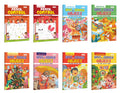 My First Activity Book Pencil Control and Spot the Hidden Object  Orange, Red, Yellow, Green, Blue and Pink Edition : Kids Act