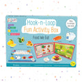 Hook N Loop Fun Activity Box | Velcro Books | Montessori Activity | Busy Book | For 2+ Years Kids  Discover The World Of Food W
