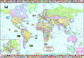 World Map (140 X 100 Cm) Laminated (Big Map)