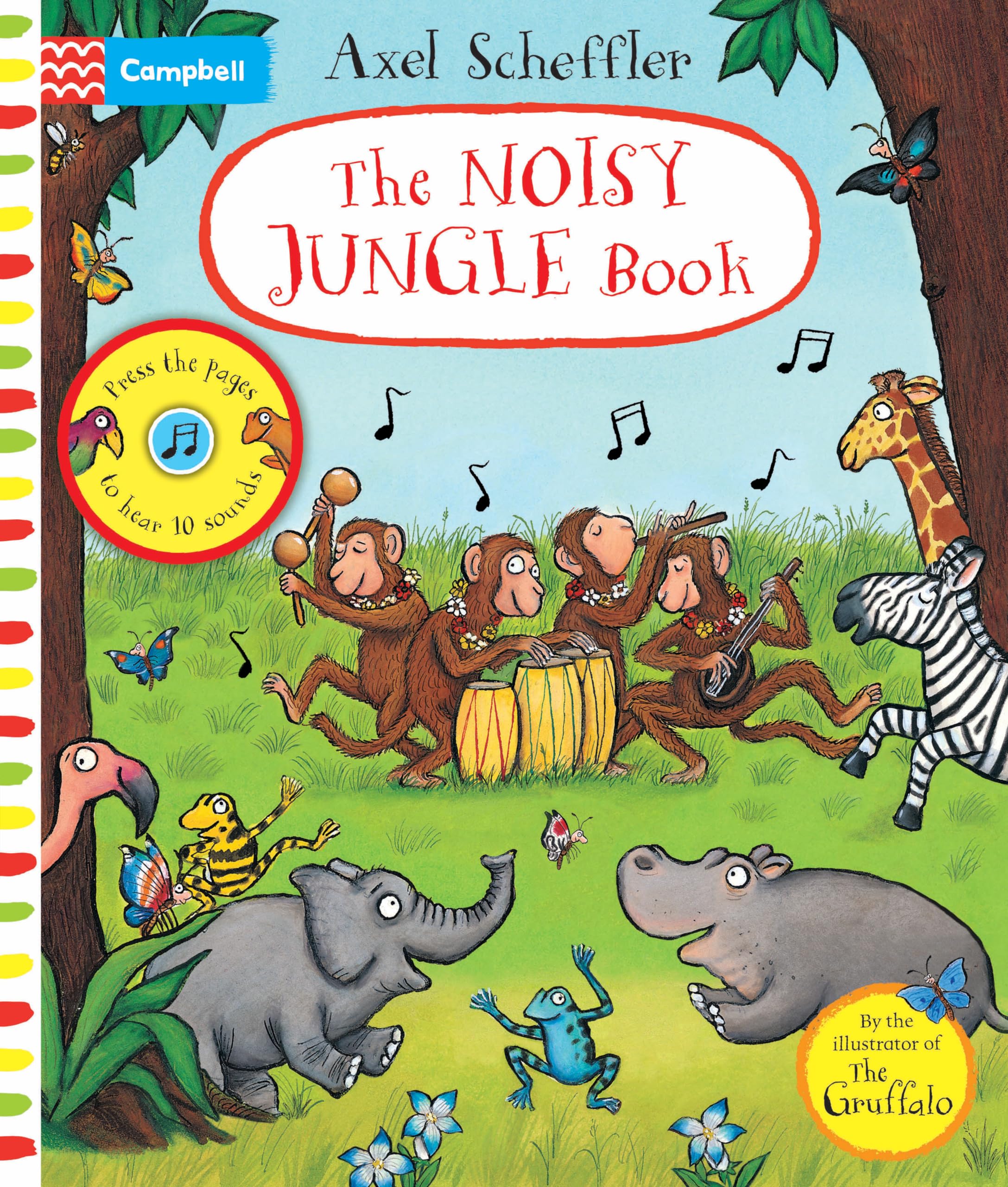 The Noisy Jungle Book: A PressThePage Sound Book (Campbell Axel Scheffler)