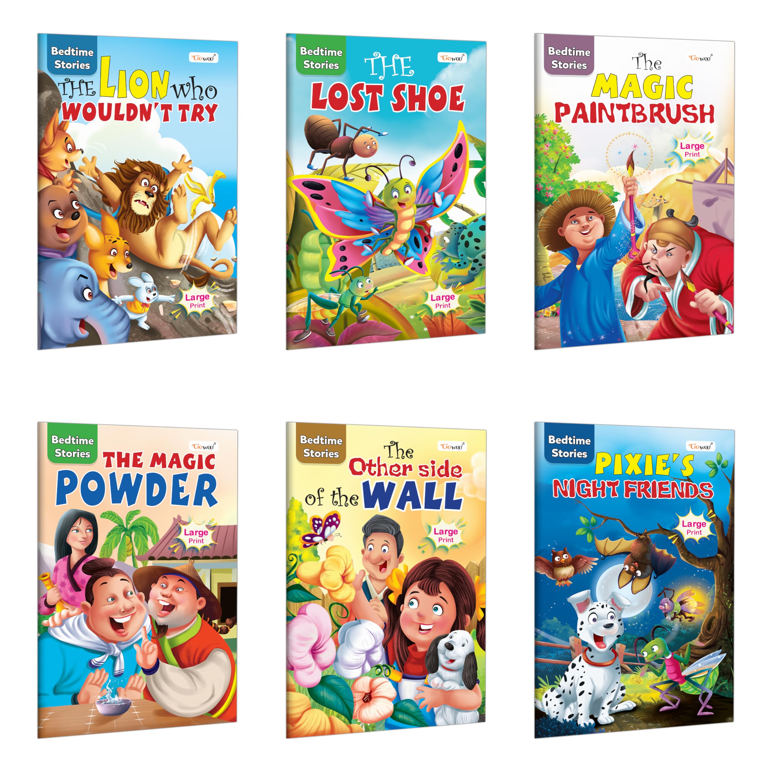 The Magic Paintbrush, PixieS Night Friends, The Other Side Of The Wall and more  Bedtime Stories : Toddler learning storyboo