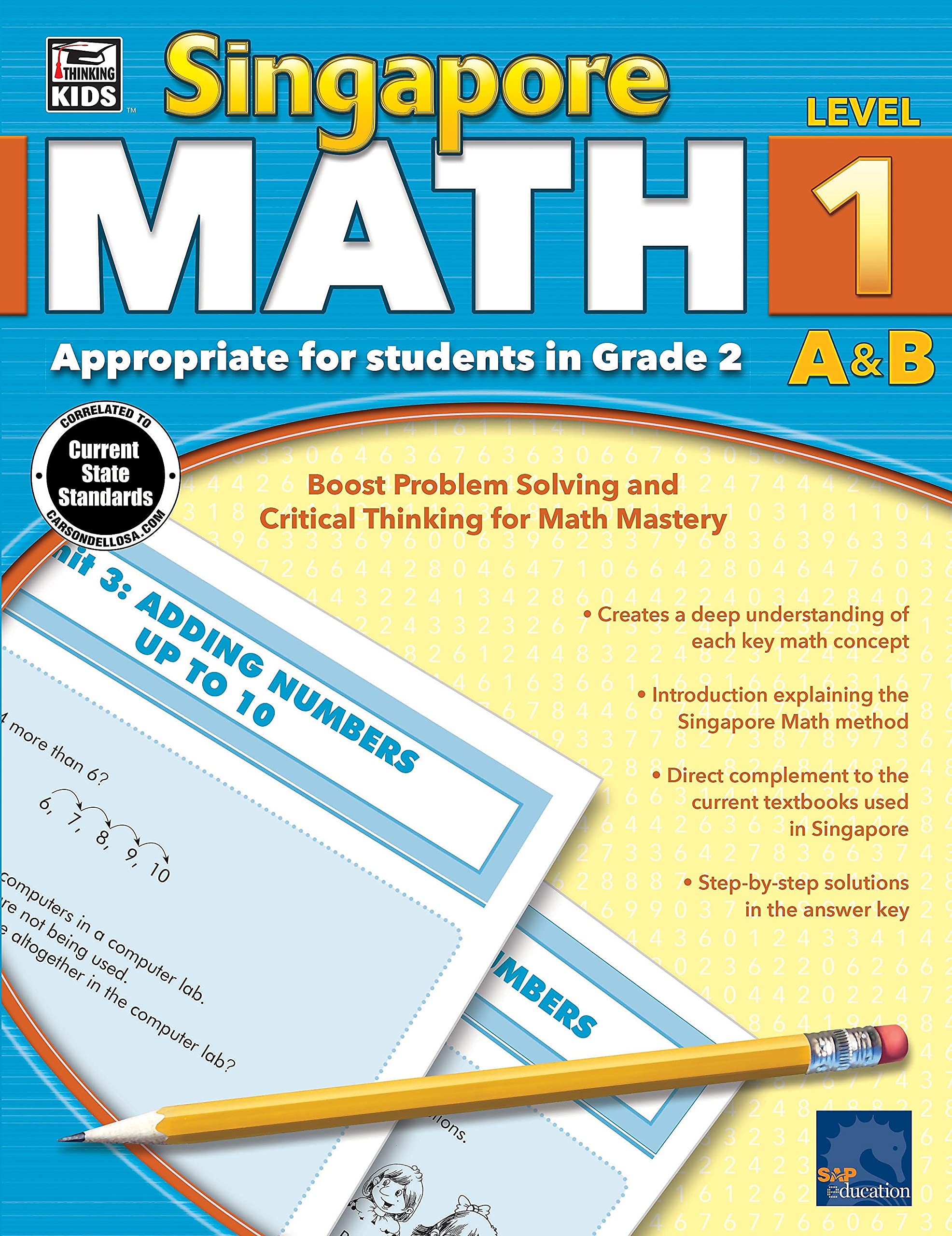 Singapore Math 2nd Grade Math Workbook, Addition, Subtraction, Multiplication and More for Homeschool or Classroom (Singapore Ma