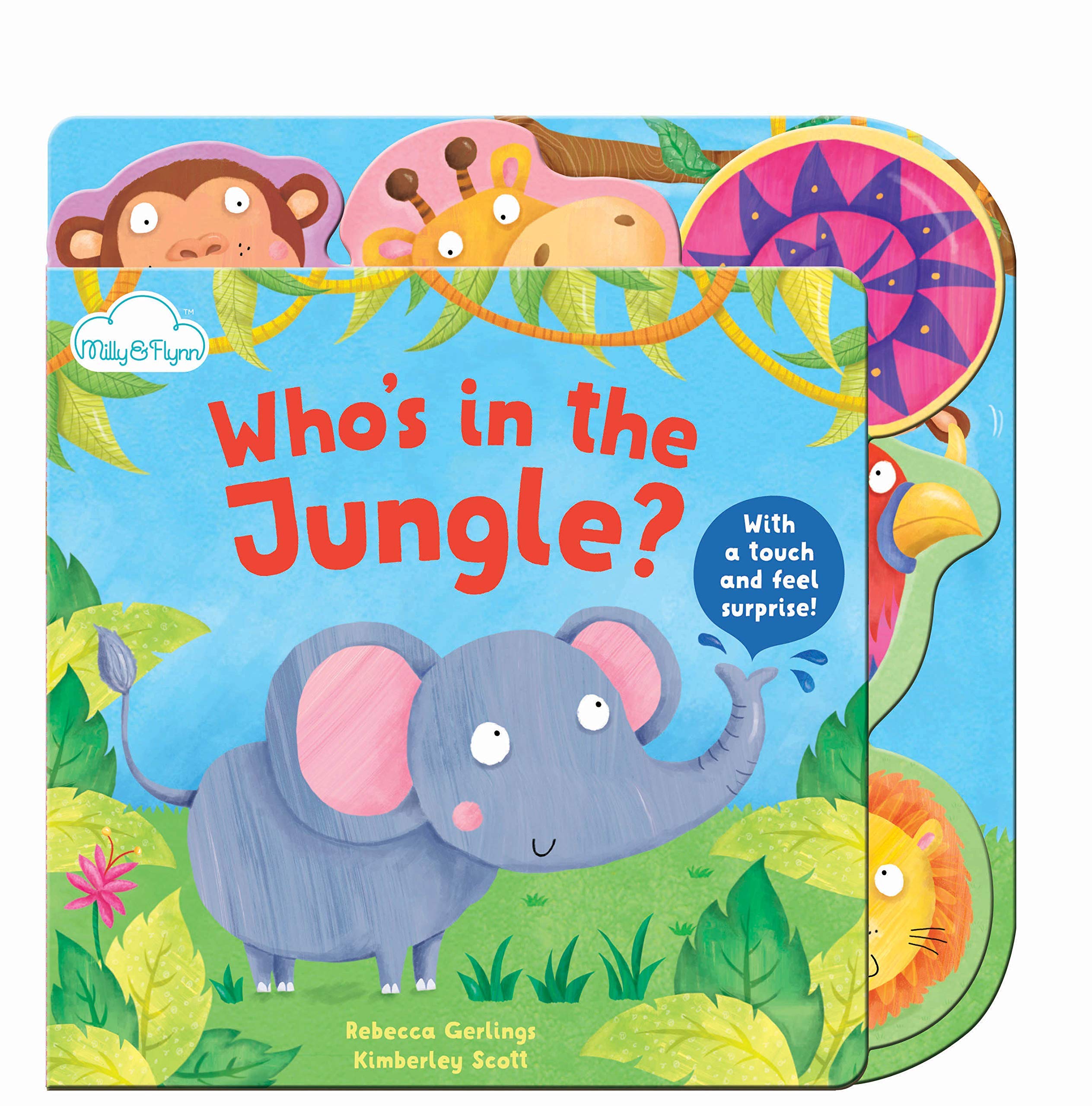WhoS In The Jungle: 3 (TouchAndFeel Tabbed Board Book)