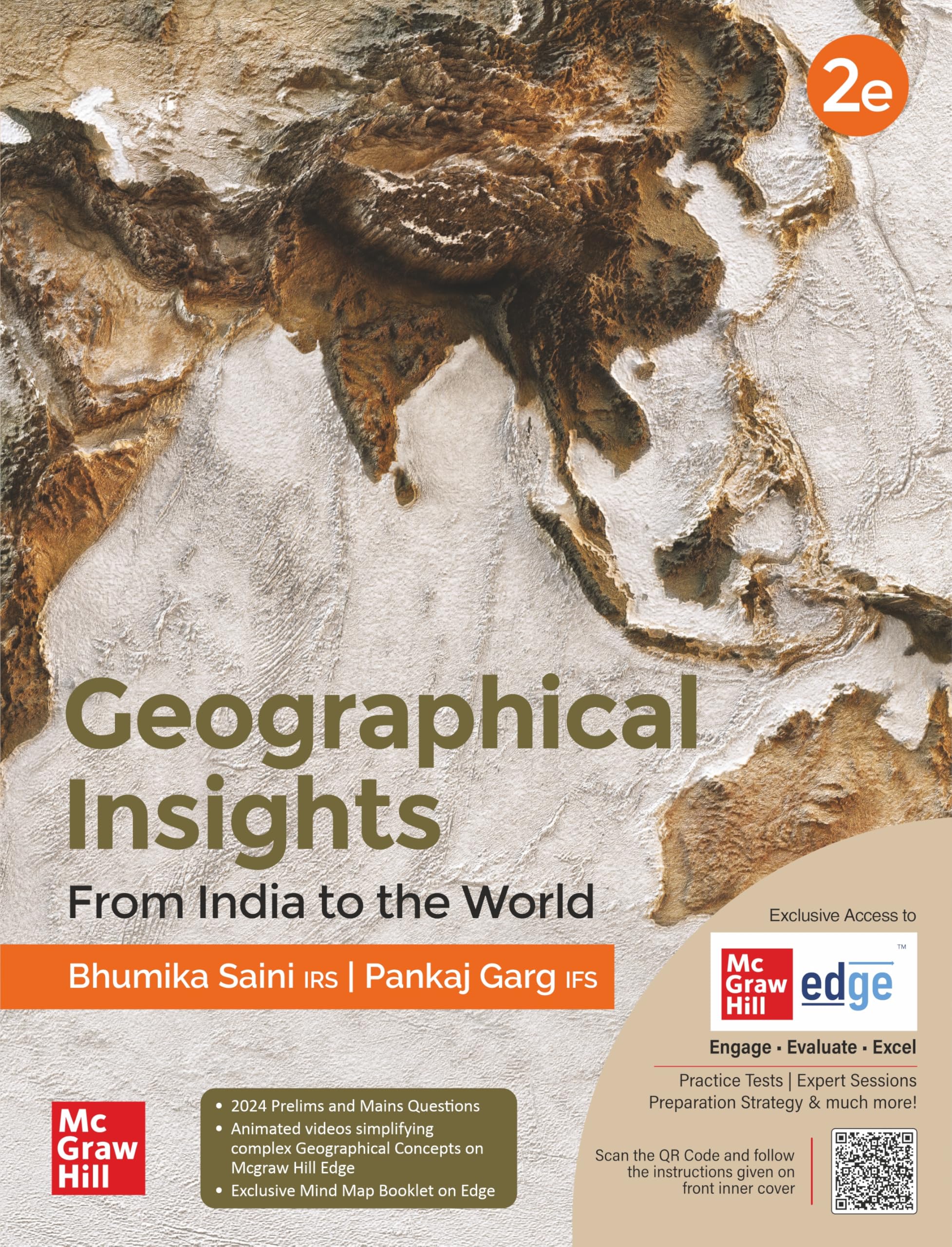 Geographical Insights (India & World), 2e by Bhumika Saini (IRS) & Pankaj Garg (IFS) for UPSC 2026 | 10 Years Prelims Question