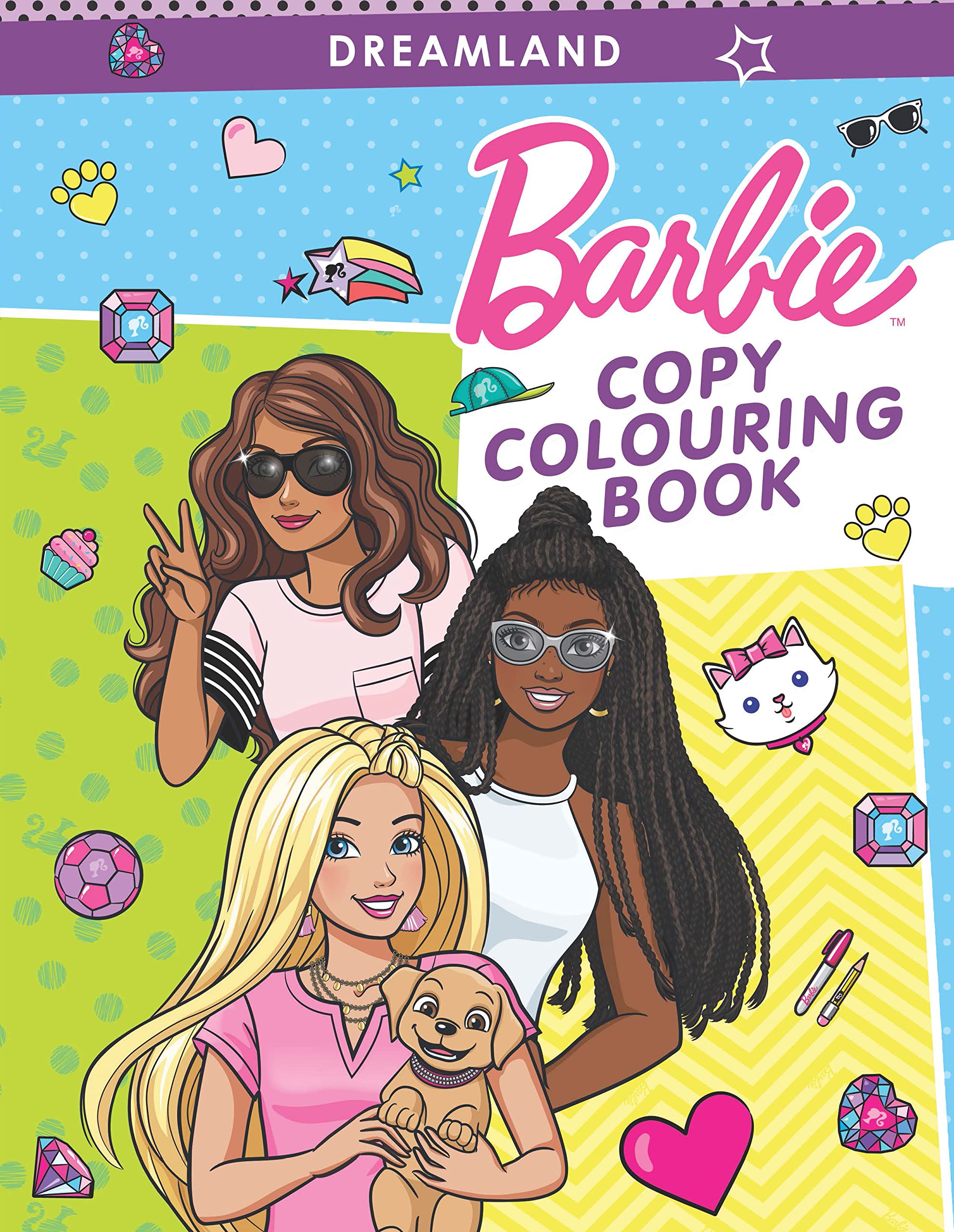 Barbie Copy Colouring Book For Kids | Fun Colouring Pages With Barbie Characters | Enhance Creativity, Motor Skills & Coordinati