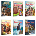 The Secret Garden, The Story of Doctor Dolittle, The Three Musketeers, Gullivers Travels, Oliver Twist and Robin Hood book : C