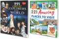 Set Of 2 Encyclopedia (221 Amazing Places To Visit, 221 Great Explorers Of The World)
