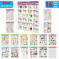 Lkg Class Picture Chart : Chart For Children, All In One essential Chart, Gift For Kids My First ALL IN ONE SPIRAL CHART ENGLISH