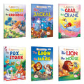 The Fox And The Stork, The Monkey And The Crocodile, The Lion And The Hare and more  Panchatantra Stories : Indian folk tales 