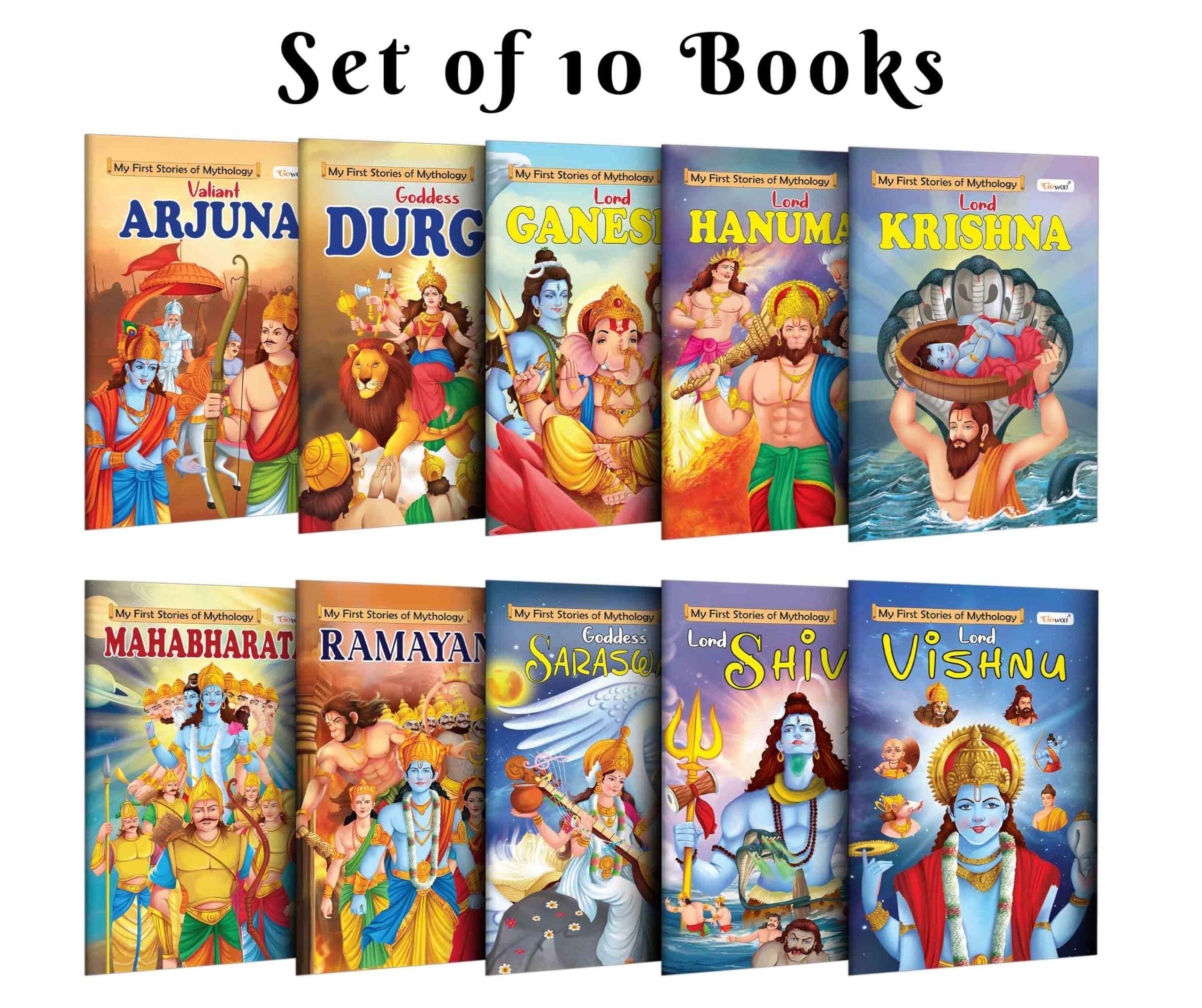 My First Mythology Story book : Arjun, Durga, Ganesha, Hanuman and more  stories of Indian gods for children, illustrated myth