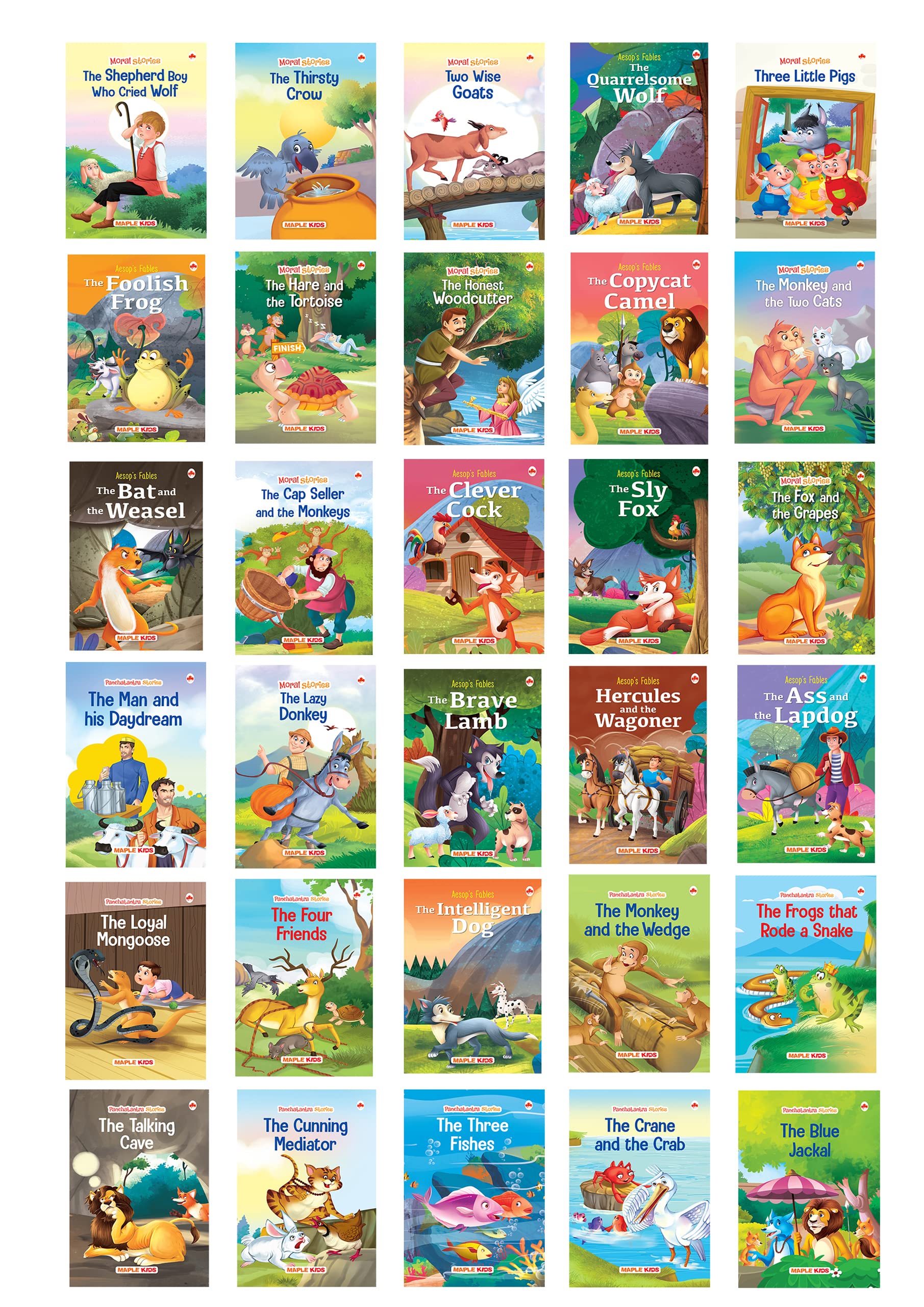 Story Books for Kids  Moral Stories (Set of 30 Books)  Bedtime Stories  3 Years to 7 Years old  English Short Stories for Ki